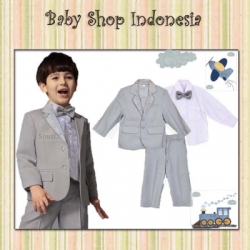 large jas anak abu setelan jas anak murah setelan jas anak silver